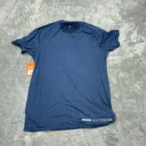 Bass Outdoor Blue Short Sleeve T-Shirt S NWT 6261